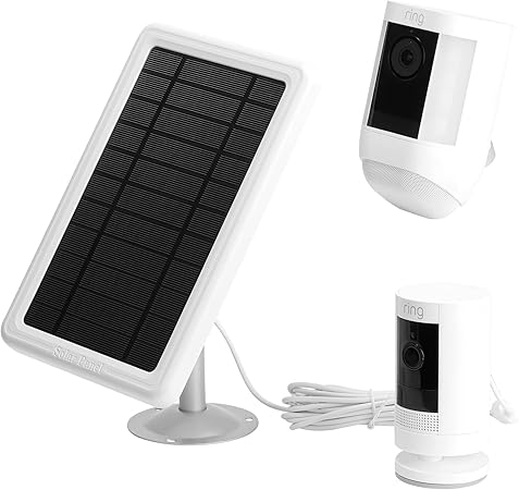 Amazon.com: Ring Camera Solar Panel, Power for Ring Stick Up Cam ...