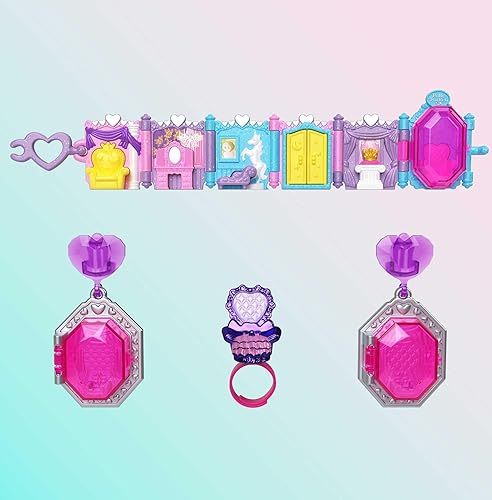 Miniatura 4 de Polly Pocket Coleccionista compacto con 2 muñecas, colección de recuerdo, juego de accesorios de joyería de bola real, juguete coleccionable con