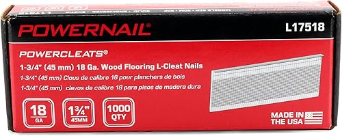 Miniatura 6 de Powernail L15018 - Clavos de tacos en L de calibre 18 de 1-12 pulgadas de longitud (caja de 1000 ct)