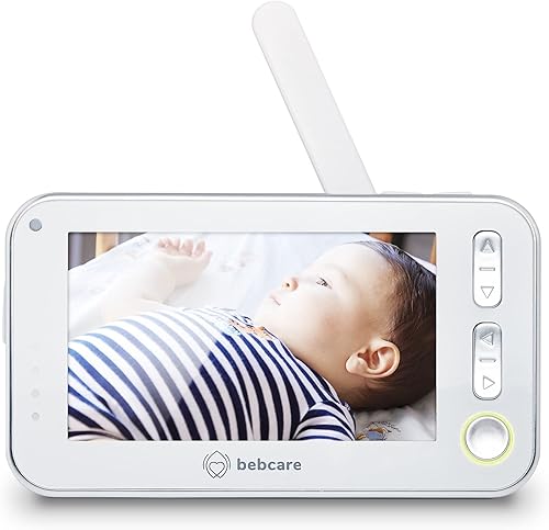 Miniatura 3 de Bebcare Motion - Monitor de video para bebés (paquete de 2 cámaras) pantalla ultra clara de 4.3", cámara panorámica e inclinación de 360, sensor de