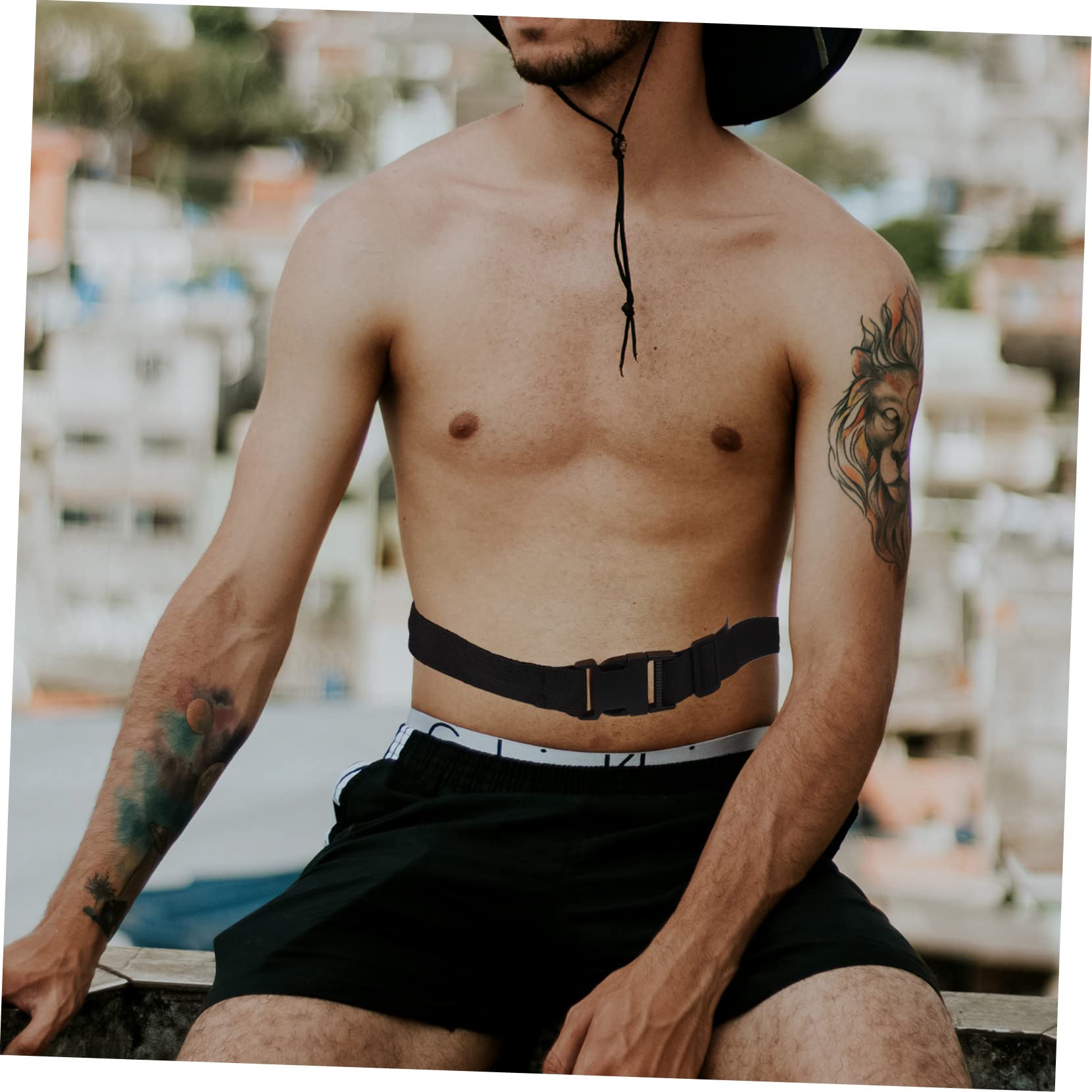 Kisangel 2 Uds Cinturón Para Esconder Dinero Cinturón De Viaje Para Dinero Cinturón De Nailon Con Cremallera Oculta Cinturones Deportivos De Viaje Para Mujeres Cartera Para Hombre Fajas