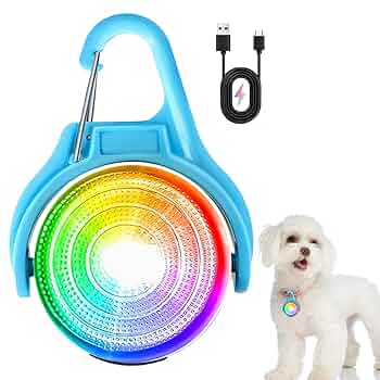 3 Modalità Luce Regolabile Collare Luminoso Per Cani Ricaricabile - LED Impermeabile Per Passeggiate Notturne | 3 Modalità Impermeabile Ipx7 - Foto 3