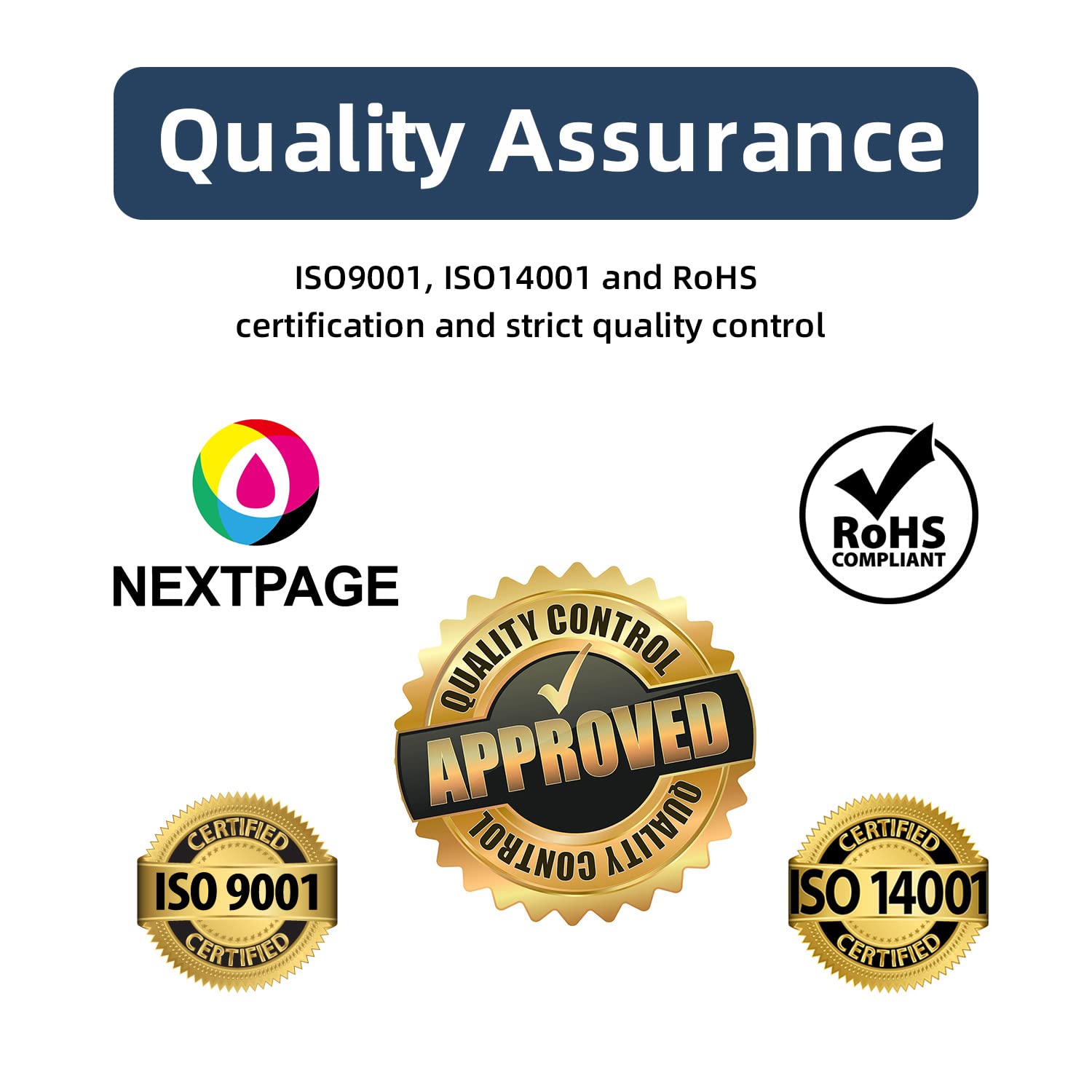 JoyPrinting GI-50 Tinte Kompatibel - 3x Farbtinten Für Canon PIXMA Drucker