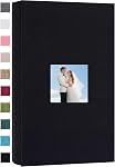 Album Photo Finksy Petit 4x6 200 Photos Couverture en Lin Livre Photo pour Famille Mariage Anniversaire Bébé Vacances