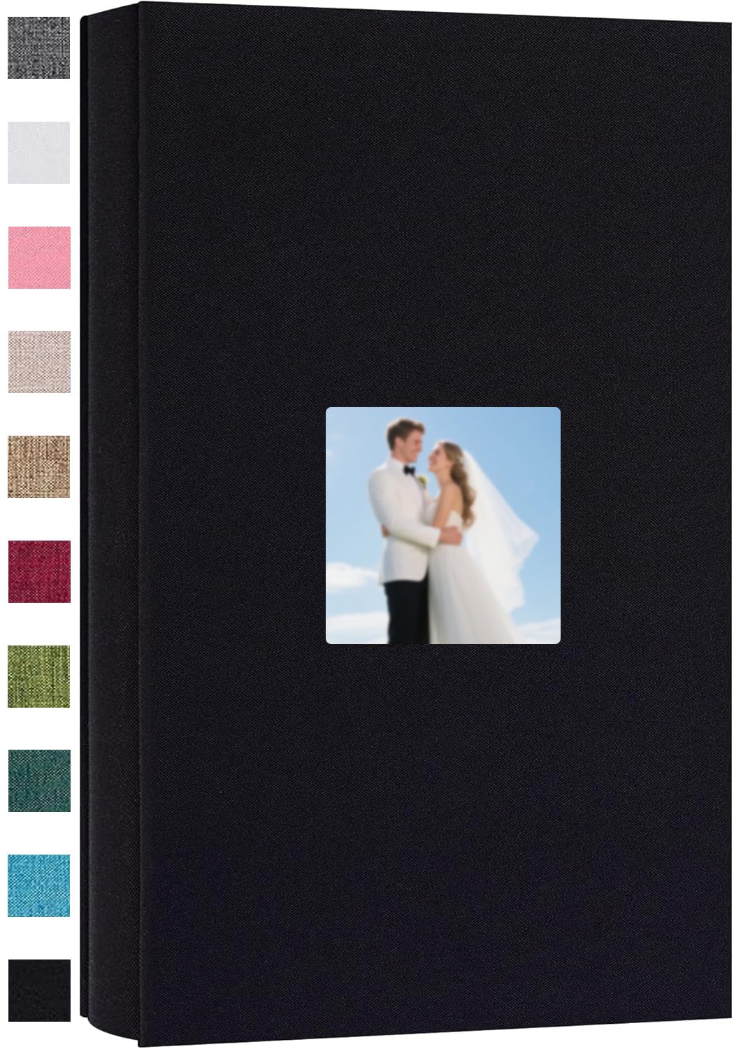 Ponping Photo Album 6x4 300 Photos Linen Cover Picture Photo Book for Family Wedding Anniversary Baby Vacation
