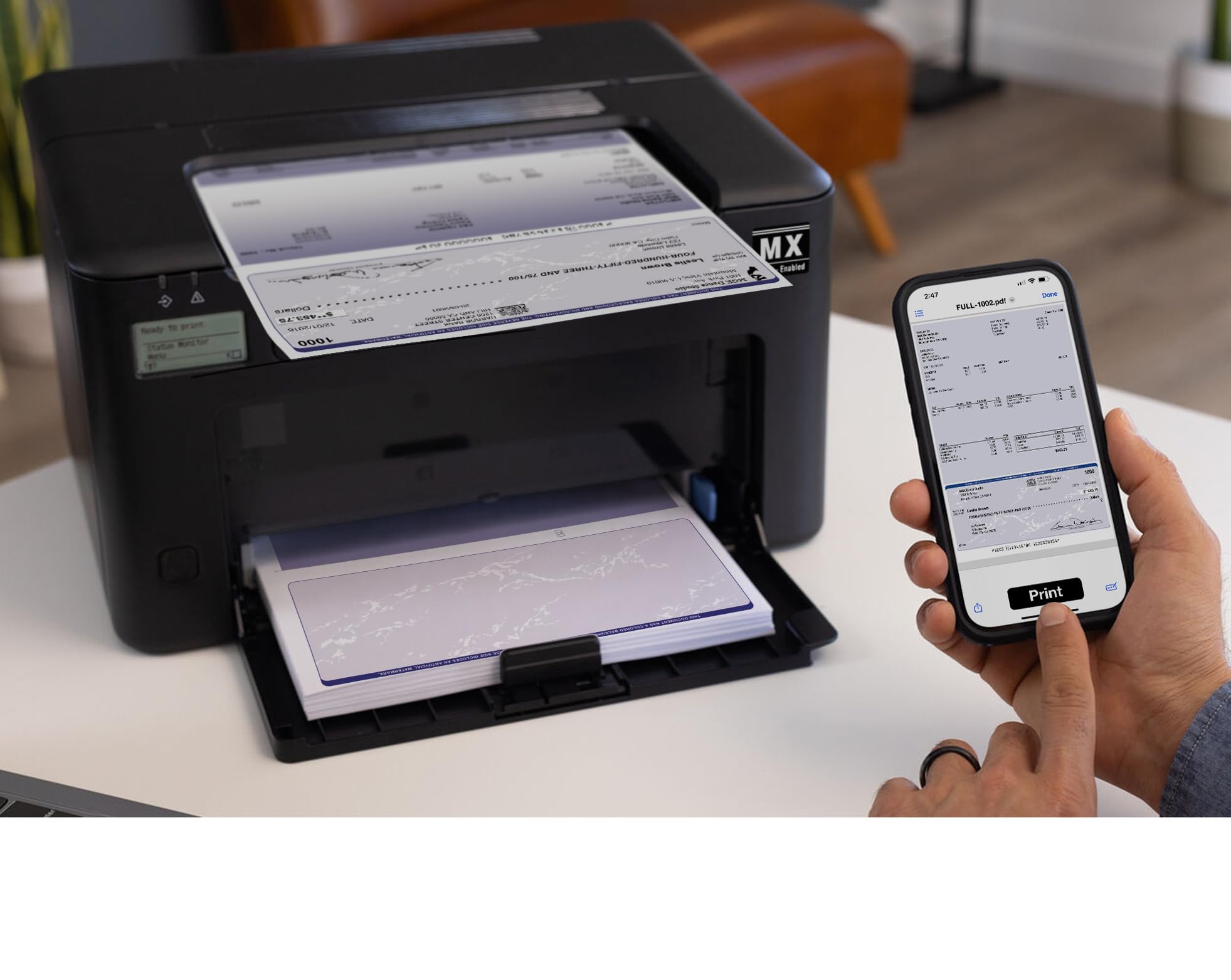 VersaCheck M22 MXE MICR Check Printer X9 Platinum 5-User Check Printing Software Bundle