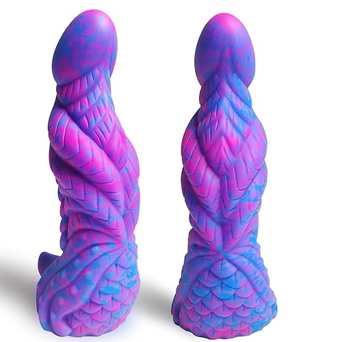 Realistic Thick Dildo for Women, 8.6" Huge Monster Anal Dildo with Strong Suction Cup, Fantasy Dildo Silicone Big Dragon Dildo G Spot Vaginal and Anal Play Adult Sex Toys for Women or Men Couples