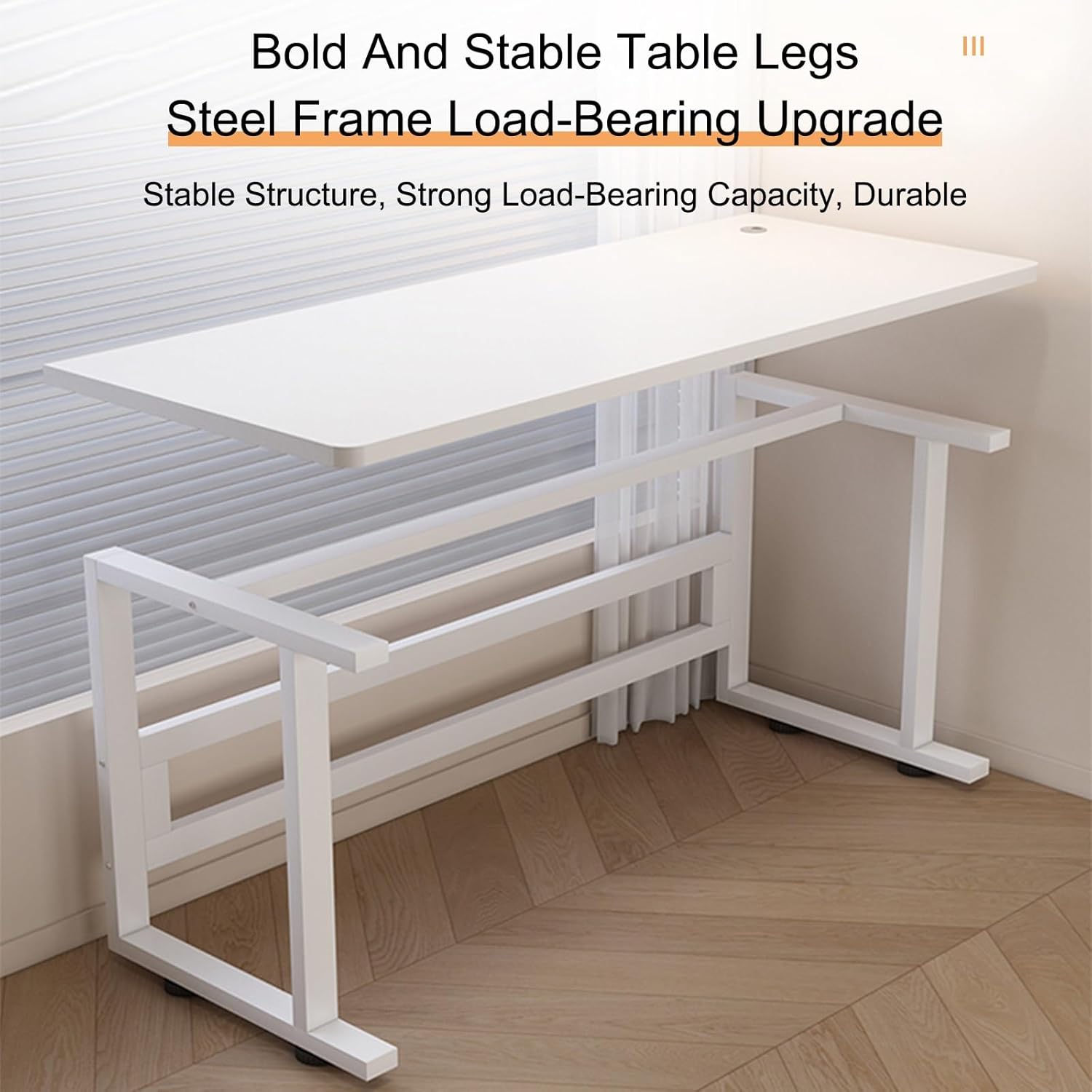 ブラック＆ラスティック2個セット 木製パソコンデスク シンプル 極簡易