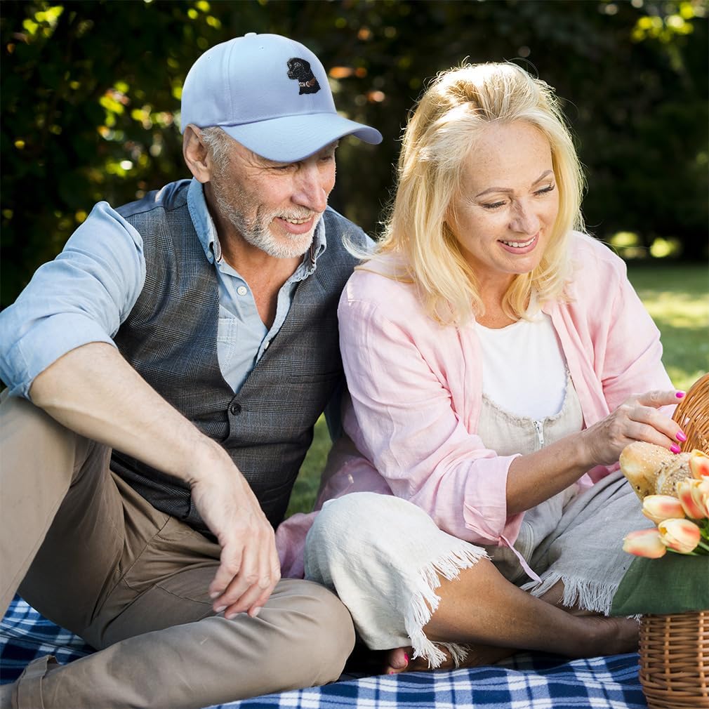 Custom Baseball Caps for Men & Women Embroidered Black Lab Head A Embroidery Ladies & Men Baseball Hats - Image 3