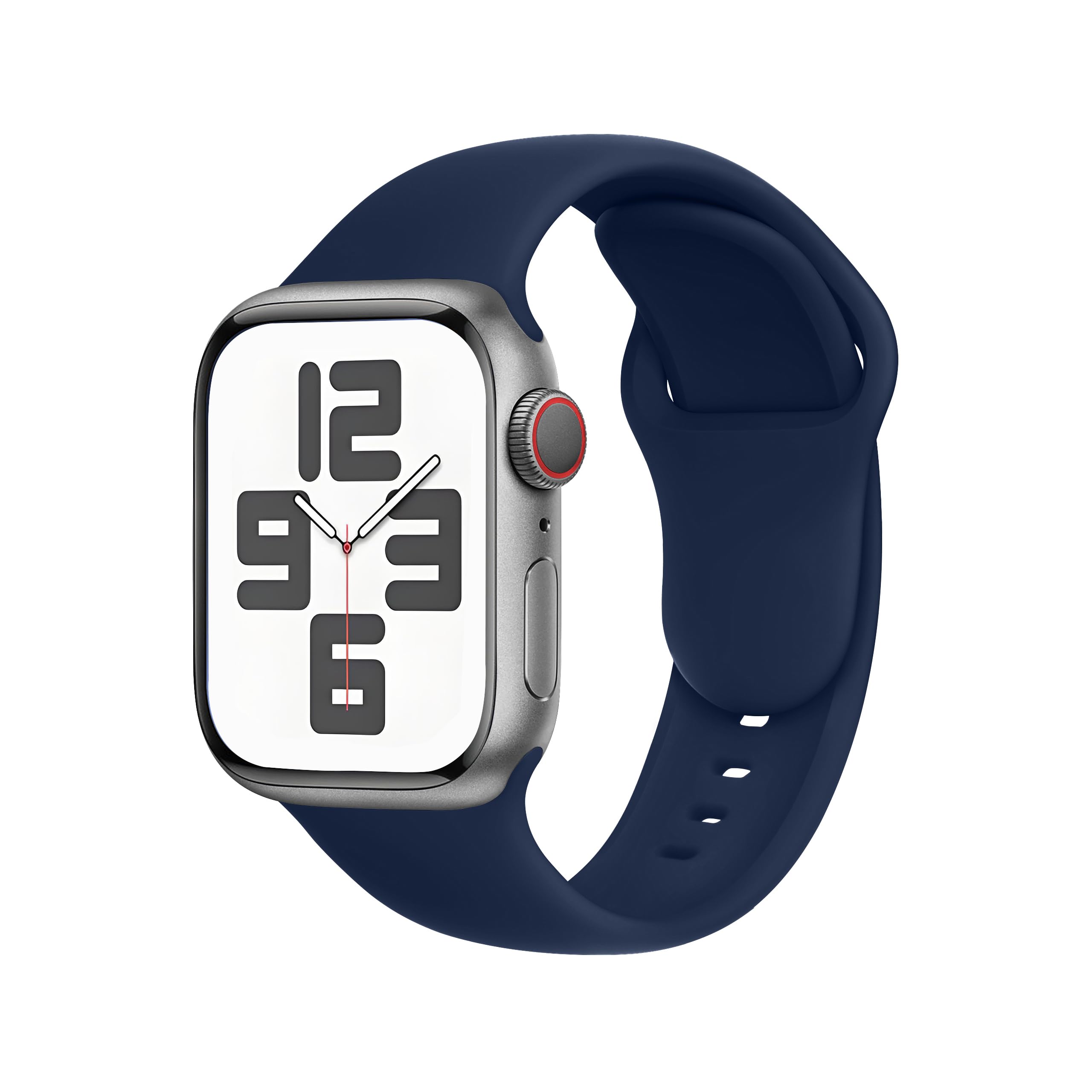 SRena SBC1 cinturino per cinturino apple watch 49mm 46mm 45mm 44mm 42mm 41mm 40mm 38mm ultra 2 apple watch cinturino series 10 9 8 7 6 5 4 3 2 1 originale acciaio sport in colore Blu Mariana