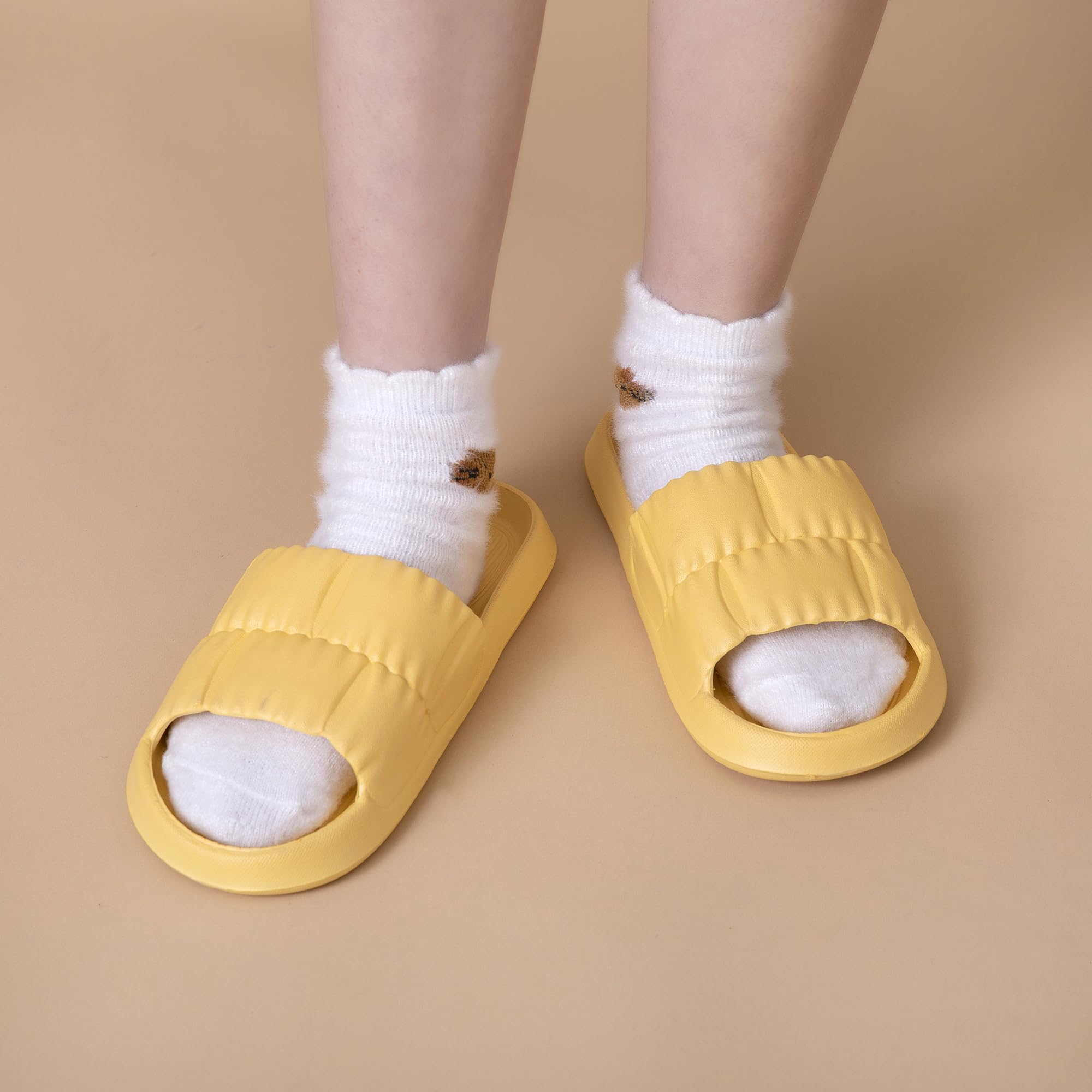 Cloud Slippers for Women and Men Pillow Slippers Super Soft Thick Sole Slides for Women with Anti-Skid Sole