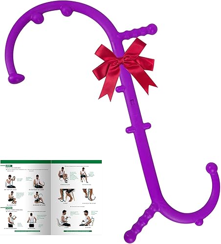 Miniatura 8 de Paquete de 2 bastones de punto gatillo de masaje, tejido profundo del cuerpo, espalda de mano, cuello, hombros, piernas y pies, herramienta de