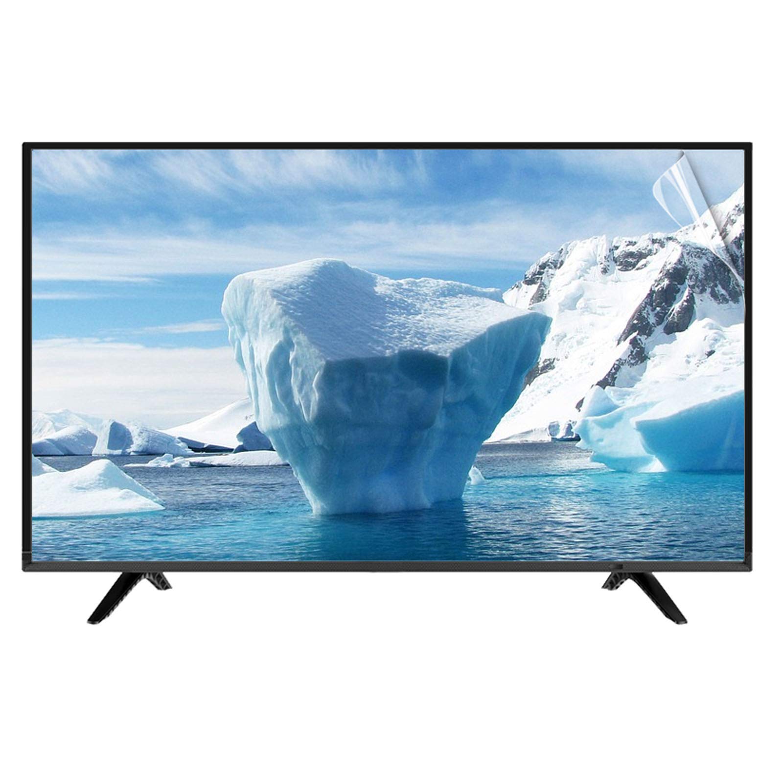 Allgemeine Schutzfolie gegen Blaulicht, Blendschutzfolie, kratzfester Filter, Staubschutzabdeckung gegen Blaulicht, kindersichere 32 bis 75 Zoll große LCD-Bildschirmfolie,50"(1093 * 624)