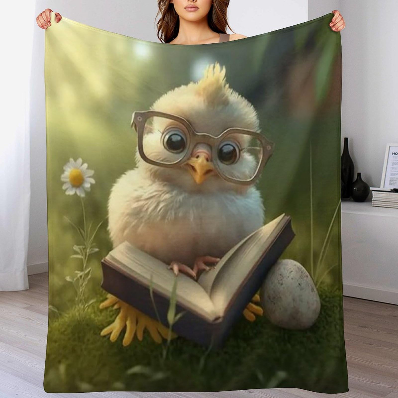 Manta de forro polar mullida con estampado suave de franela 150 x 200 cm