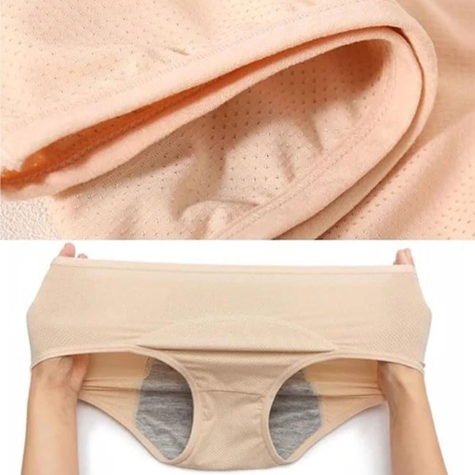 Unterhose Damen Inkontinenz, Auslaufsichere & Waschbare Periodenunterschwäsche & Inkontinenz Slip Damen Unterwäsche, Wiederverwendbare Höschen Für Menstruation Und Blasenschwäche (7XL,6pcs)
