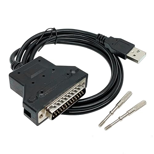 5FT150CM Silabs CP2102 Chip USB a RS232 DB25 Serial Cable adaptador para escáner de impresora de código de barras