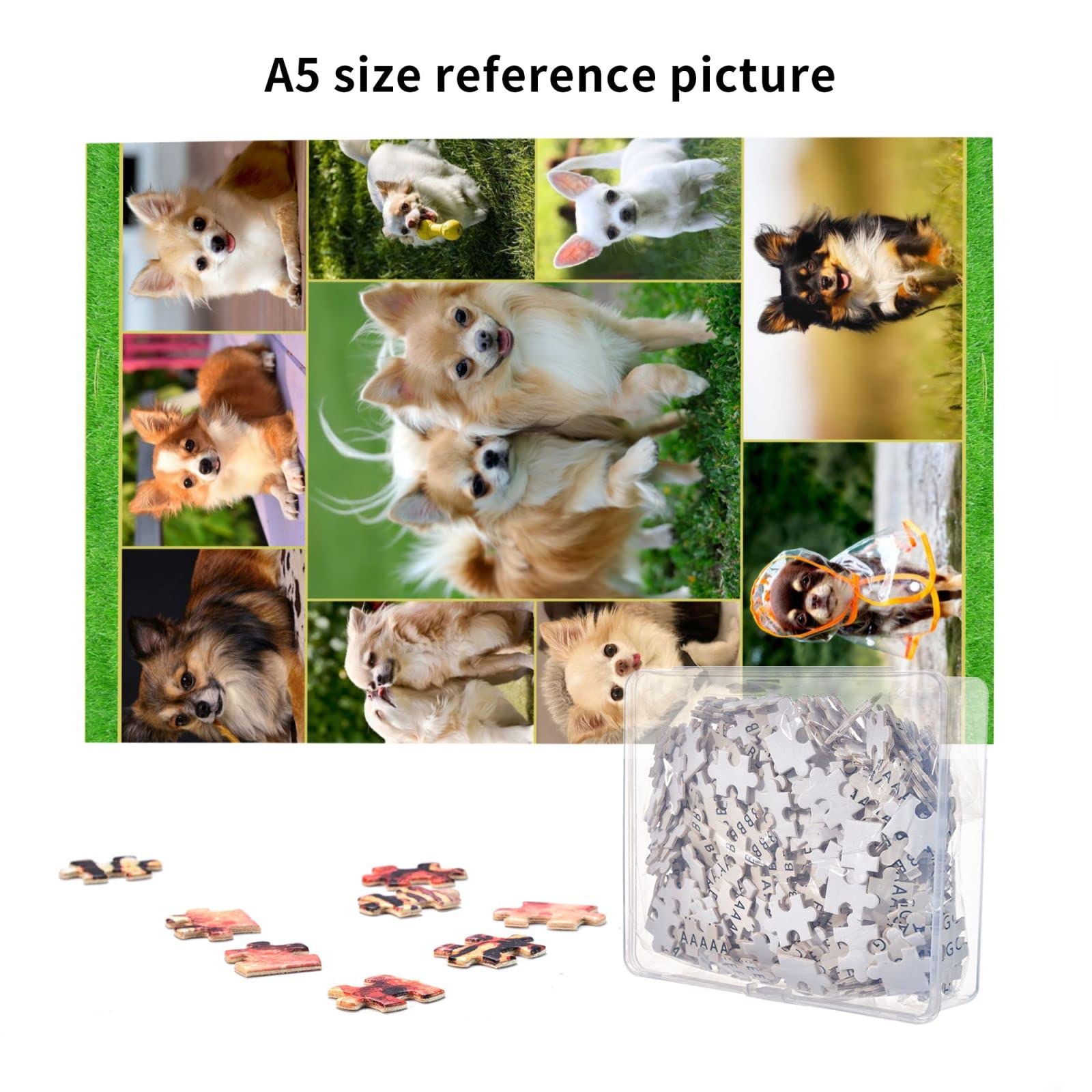 Amazon.co.jp: Jigsaw Puzzle 1000 Piece Cute Chihuahua Dog Print