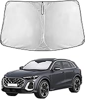 Vista 243 de EcoNour Parasol para parabrisas de camiones con bolsillo de almacenamiento Parasol reflectante de material 240T para protección contra rayos UV