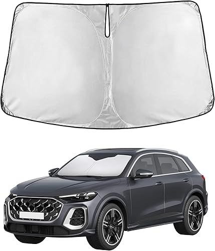 Miniatura 209 de EcoNour Parasol para parabrisas Rivian R1S / R1T 2022-2024 2025 2026, visera solar para parabrisas delantero y ventana, bloqueador de calor UV