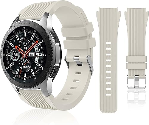 HSWAI Compatible con Samsung Galaxy Watch de 1.81 pulgadas, Gear S3 Frontier, bandas de reloj clásicasGalaxy Watch 3 bandas de 1.772 pulgadas, 0.872