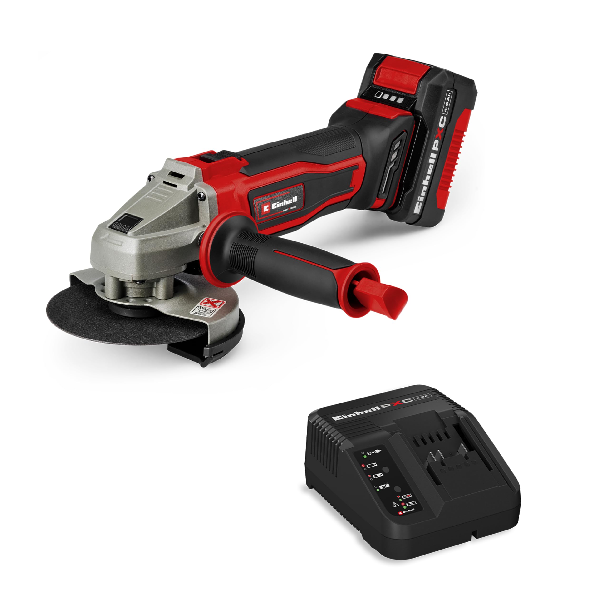 Einhell Akku-Winkelschleifer TE-AG 18/125-2 Li (1x 4,0 Ah)