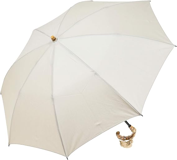 Amazon | WAKAO バンブーハンドル 晴雨兼用折りたたみ傘 寒竹 曲り手元