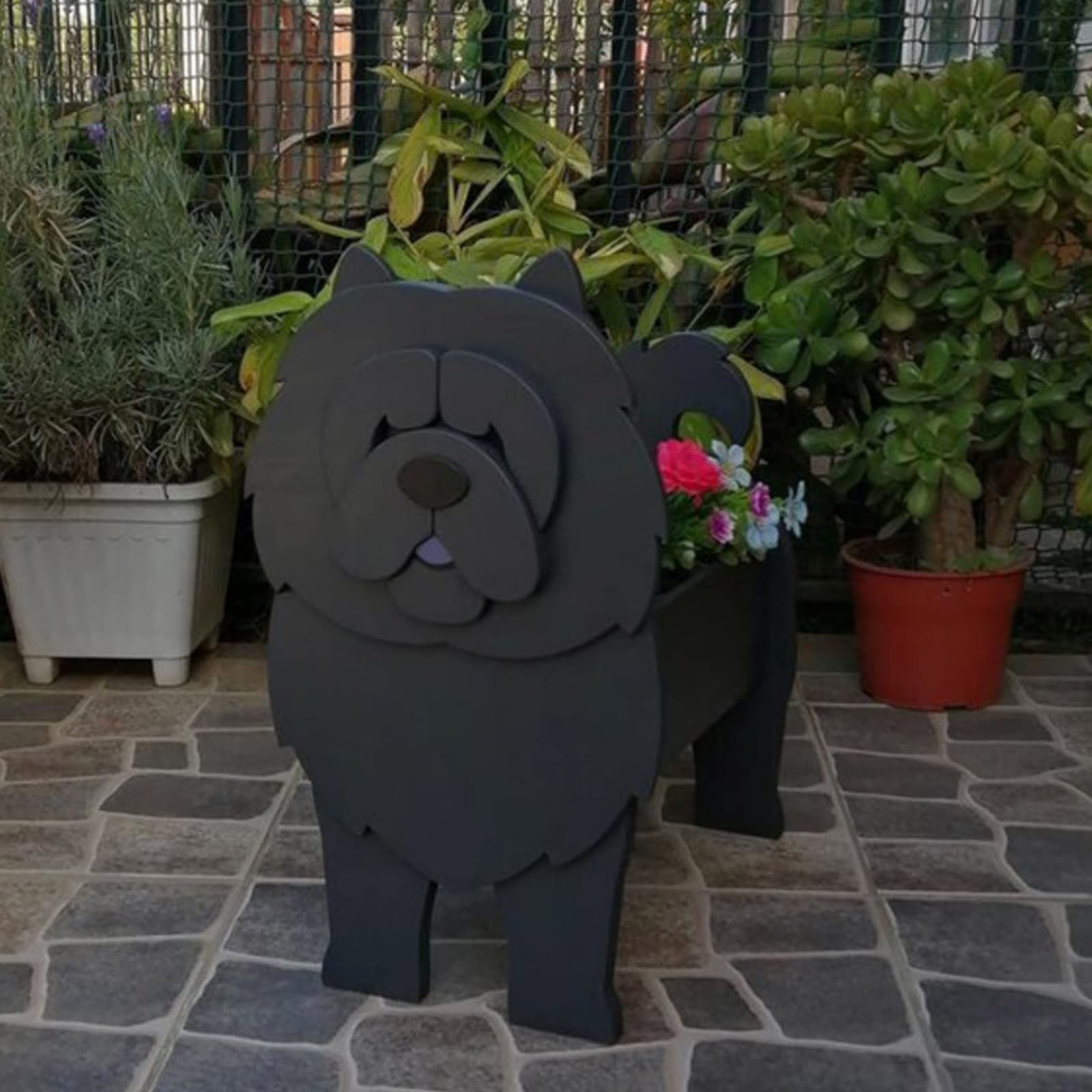 LIBOOI Pot De Fleurs Pour Chien, Pot De Fleurs Pour Plantes D