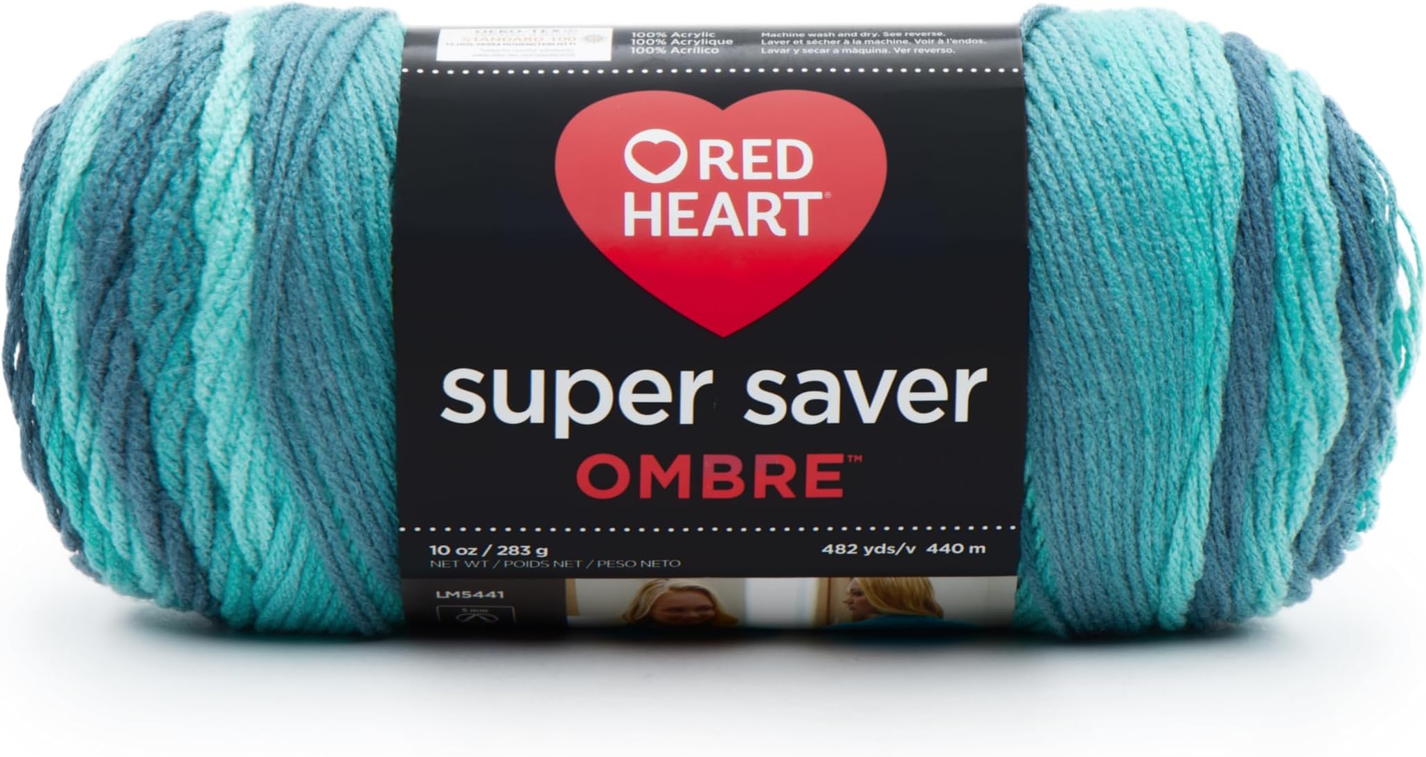 Super Saver Ombre Yarn, Blue-Tiful