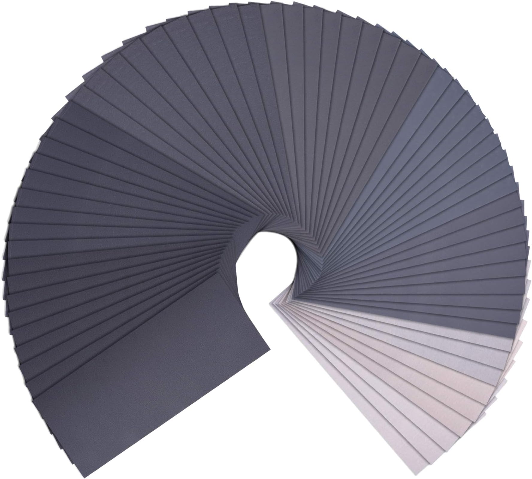 AUSTOR 63 Pcs Wet and Dry Sandpaper Assorted 1000, 1200, 1500, 2000, 2500, 3000, 5000, 7000, 10000 Grit Abrasive Paper Assortment Sanding Sheets for Automotive Sanding Wood Furniture Finishing