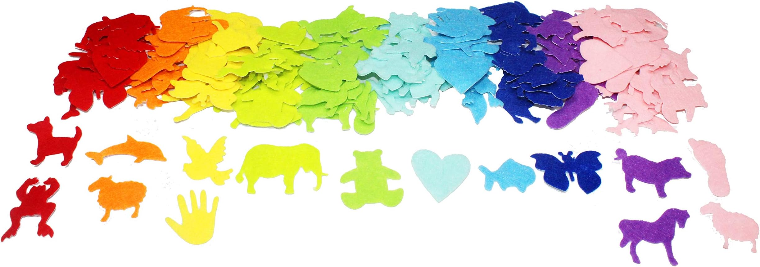 Design Felt Adhesive, Animals And Objects – 150 Pieces – Sodertex