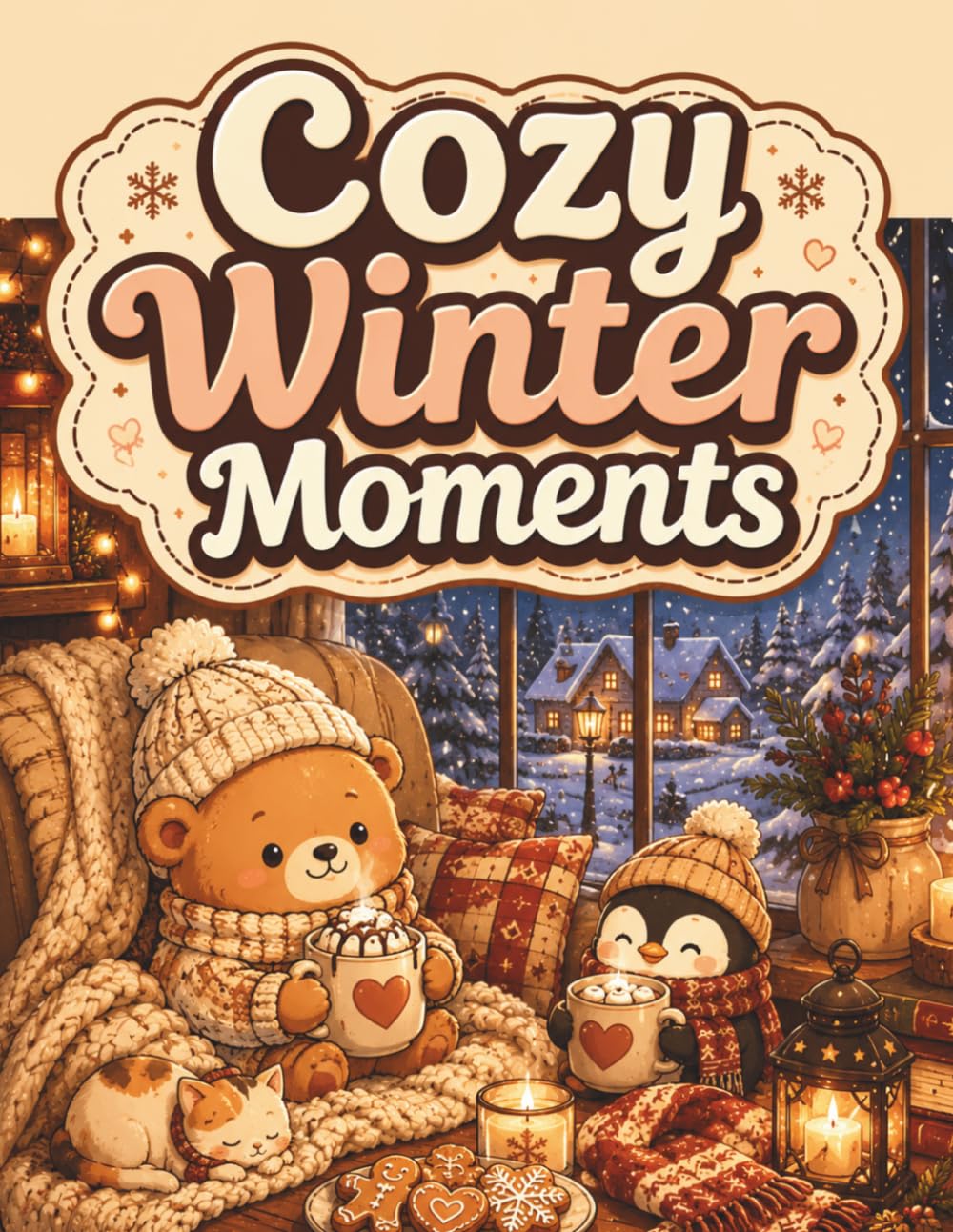 Cozy Winter Moments: Simple Indoor Scenes Inspired by Snowy Days and Warm Winter Life