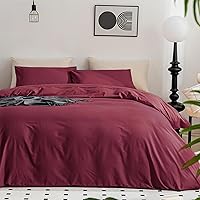 Vista 11 de JELLYMONI Funda nórdica de lino tamaño individual, color ámbar naranja