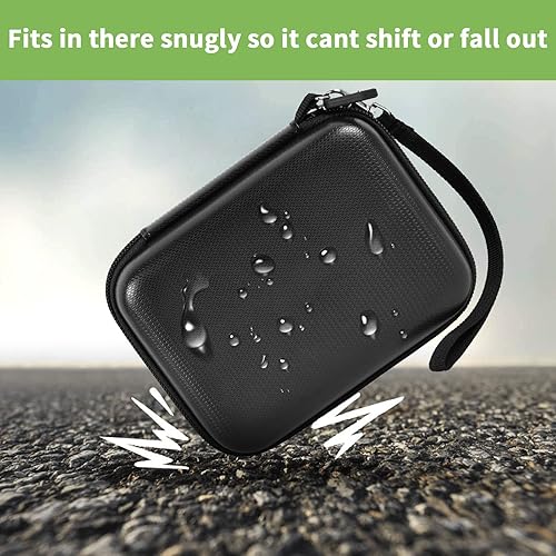 Miniatura 5 de Funda compatible con LaCie Rugged Mini 1TB 2TB 4TB 5TB Disco duro externo HDD portátil, soporte de almacenamiento para discos duros para Mac y PC y