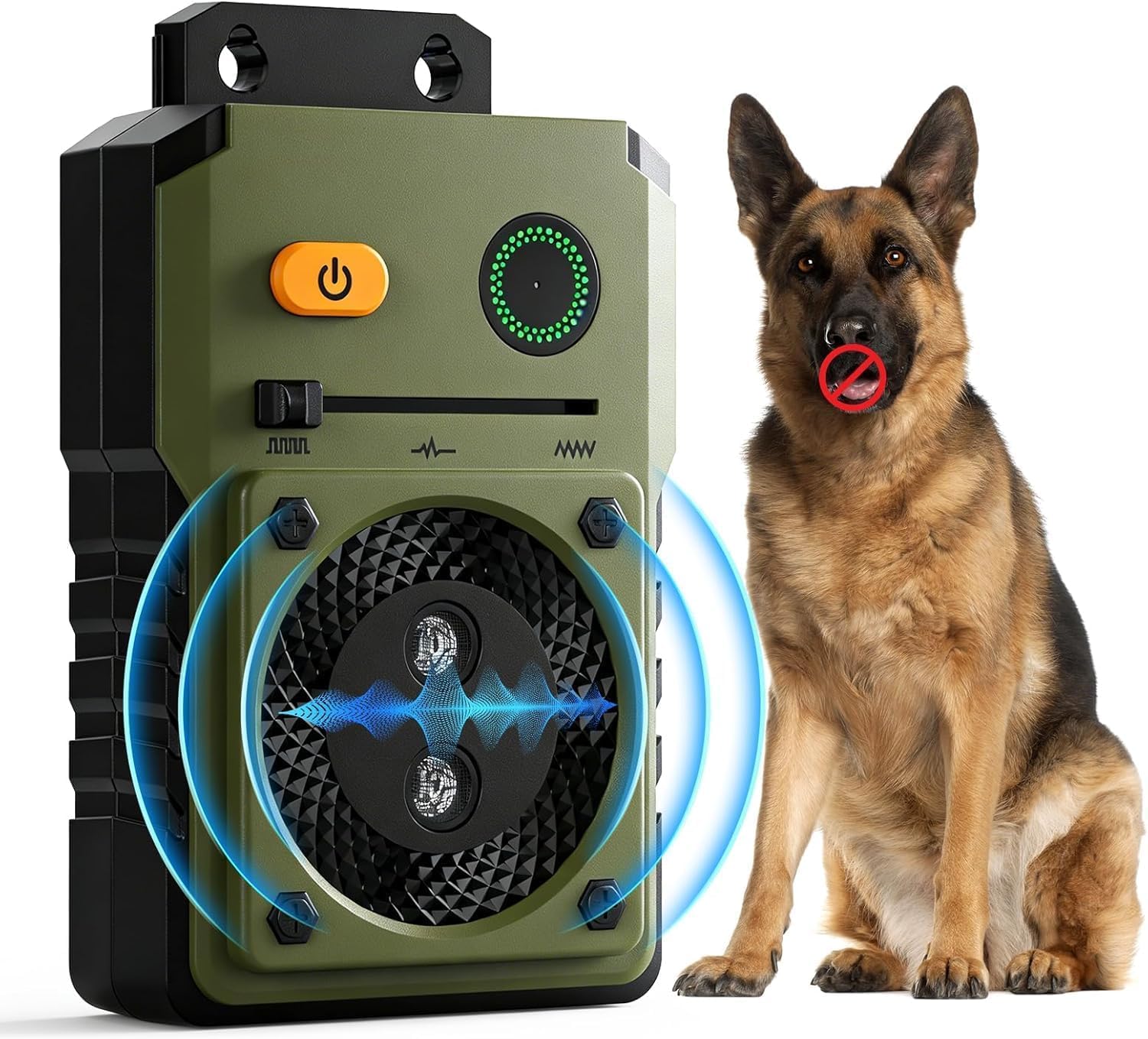 Anti Barking Device for dogs,Auto Stop Barking Dog Device,Rechargeable Ultrasonic DogBarking-Control,IPX4 Ultrasonic Dog Barkingwith 50FT-3 Levels Bark Stopper forDog,Safe SonicdogBarkingControl