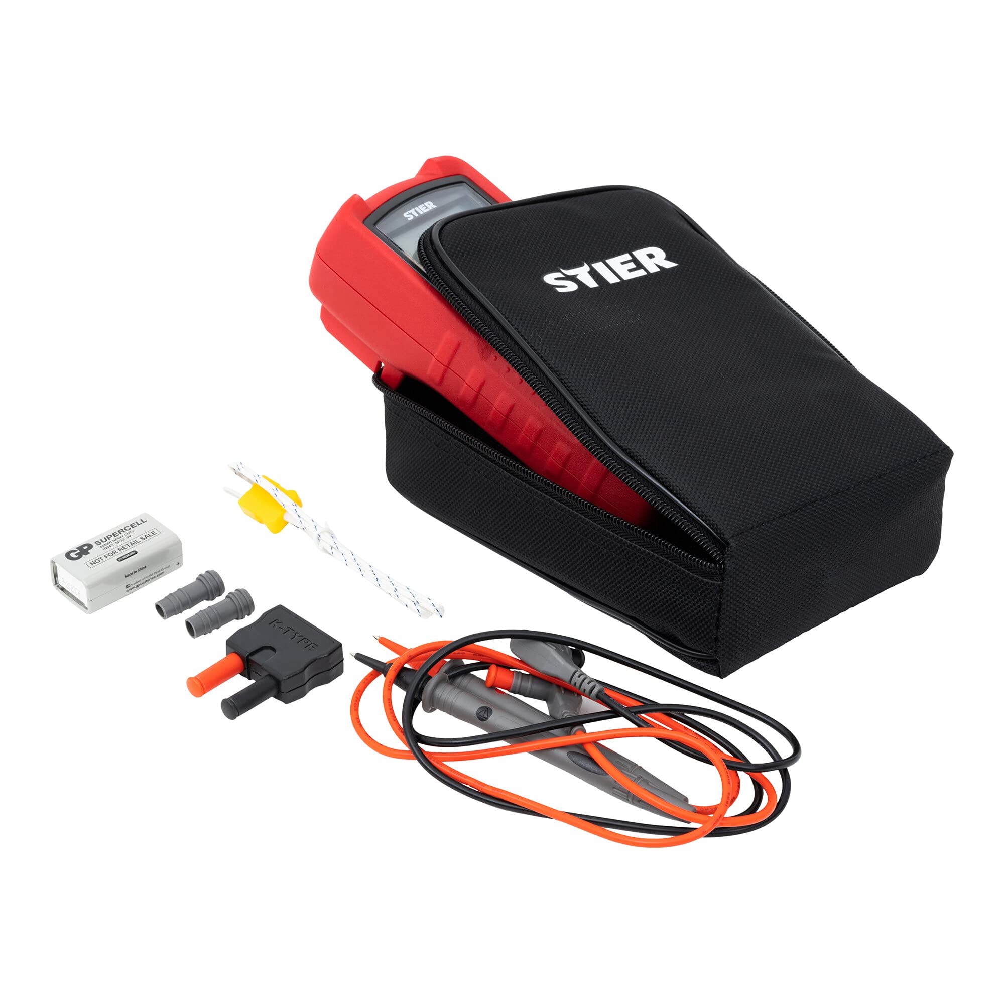 STIER Profi Digital Multimeter, 0,01mV - 1000V, AC/DC, CAT III 1000V, CAT IV 600V, VFD RMS, wasserdicht