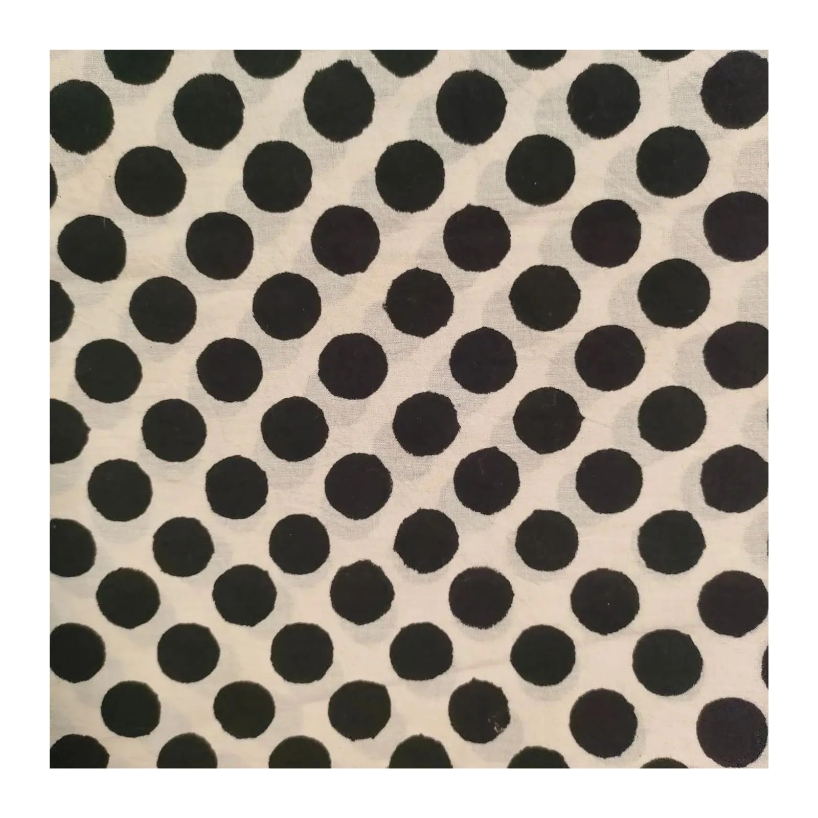Tela de lunares Tela de algodón puro con estampado bloques mano sostenible lunares verano for blusas, vestidos, sofás, telas for tapicería(200cm)