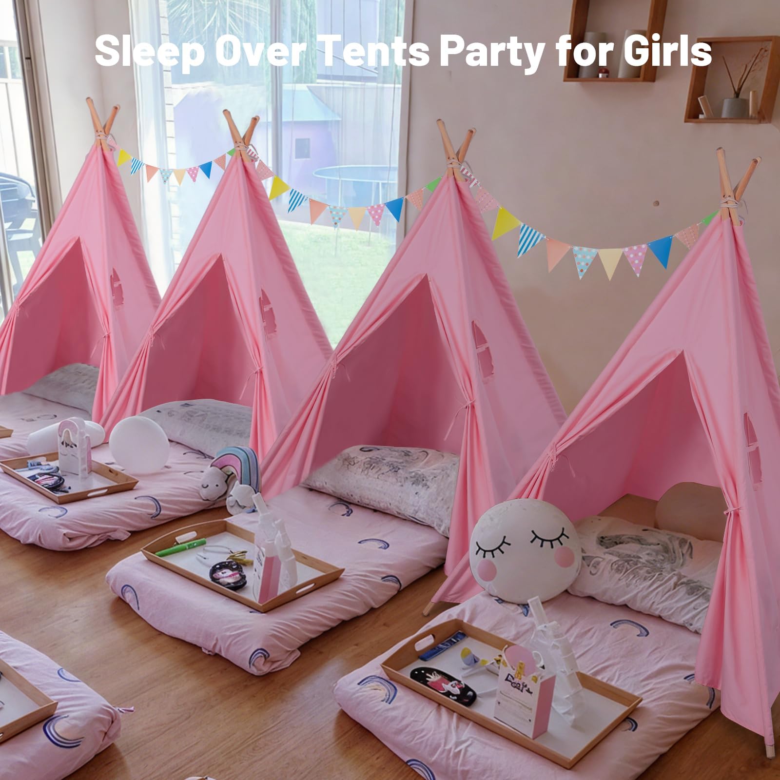 indoor sleepover tents Wilwolfer Teepee Tent for Kids Party, Foldable Girls Slumber Party : Toys & Games Style:Himiway D3(Cruiser) Puky 18 Zoll Kinderfahrrad Slumber Party Squad t Road Cycling