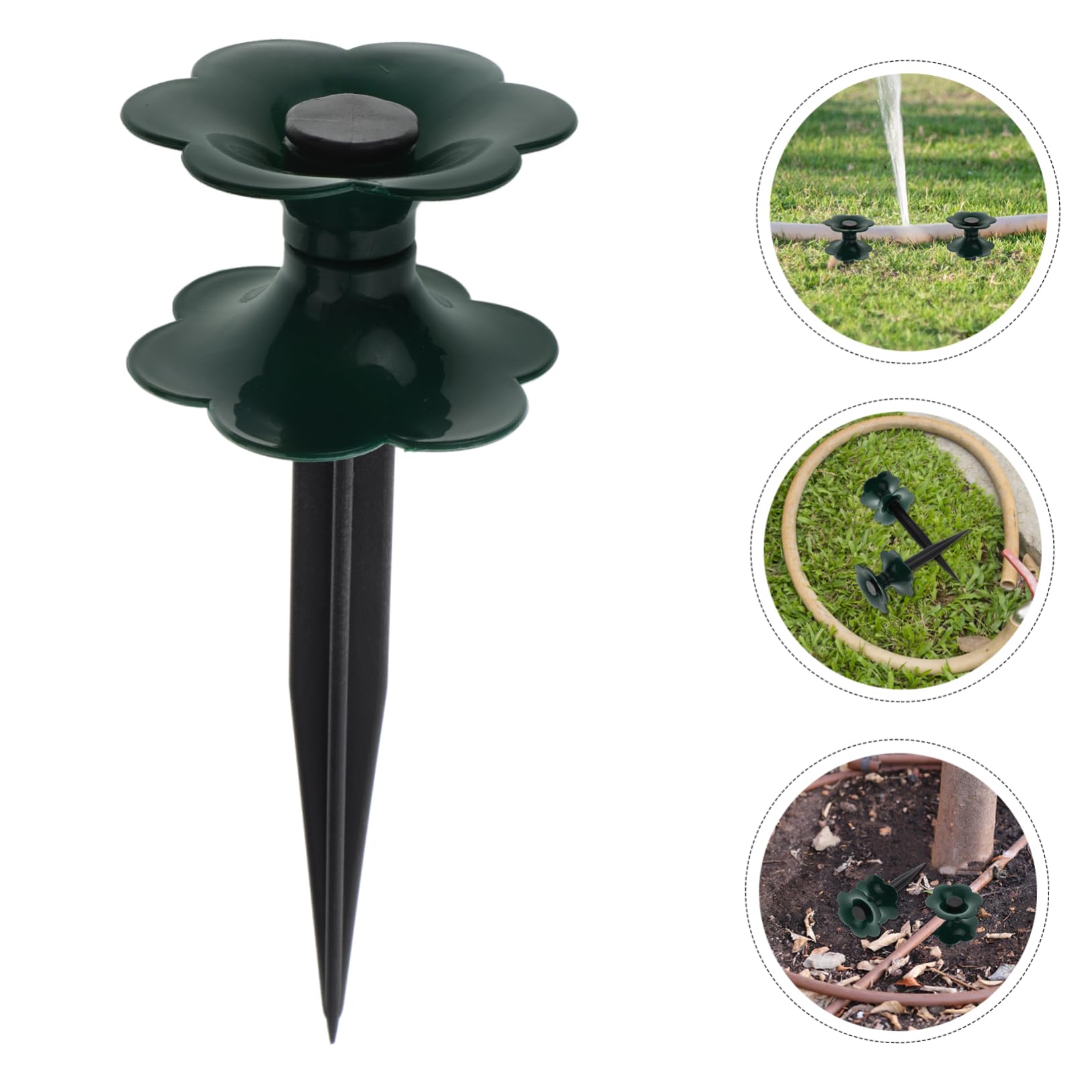 6pezzi Spikes Guida Per Tubo Da Giardino Ruote Direzionali Per Irrigazione Del Prato Protettori Per Tubo Resistente e Facile Da Installare