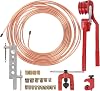 Brake Line Flaring Tool - Pipe Bending and Cutting Set - 5mm Pipe Flaring Cutting Bending Tool Automotive Repair Refrigeration Cooling HVAC Installation Brake System Maintenance