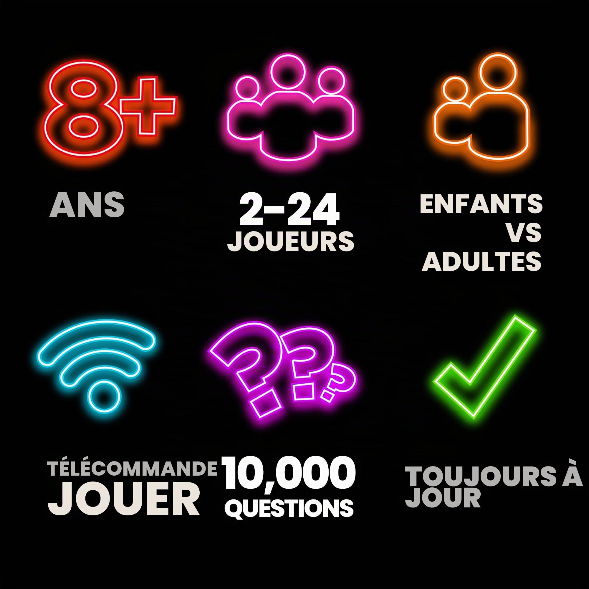 Outsmarted The Live Quiz Show Jeu de société pour Enfants, Adolescents et Adultes | La Meilleure Nuit de Jeu Familial | À partir de 8 Ans, Parfait pour 2 à 24 Joueurs | Plus de 10 000 Questions