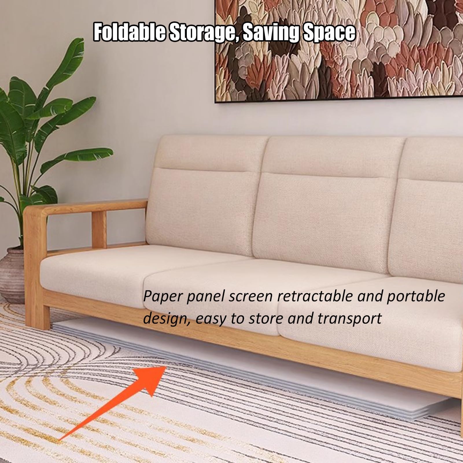 Divisorio moderno pieghevole grigio, alto 5,24 ~ 1,8 m, divisorio di carta per la privacy, schermo indipendente per casa, ufficio, abbigliamento, negozio, decorazione, grigio, 200 x 180 cm