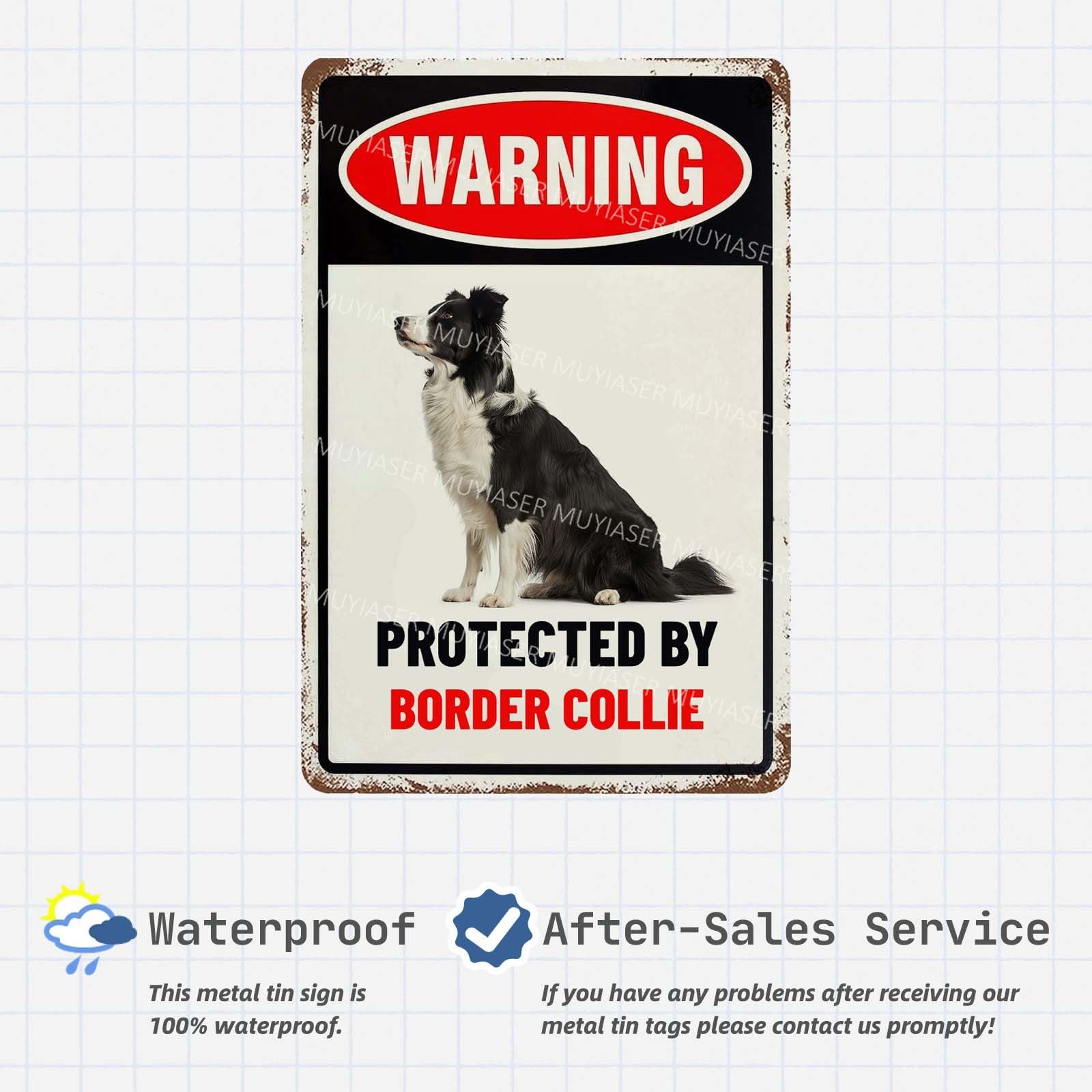 MUYIASER Panneau En Métal En Aluminium Pour Clôture