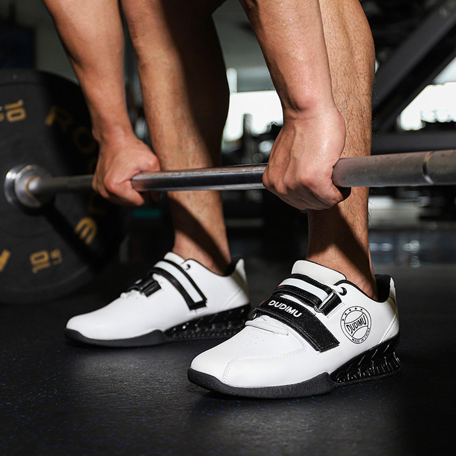 Zapatos de Levantamiento de Pesas para Hombres y Mujeres,Zapatos De Sentadillas para Gimnasio,Zapatos De Fitness Deadlift,Ligeros,Cómodas,para Sentadillas,Levantamiento de Pesas
