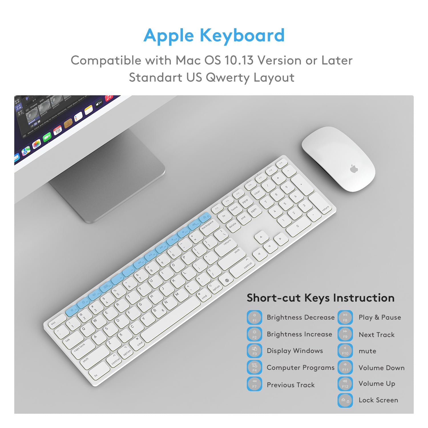 Amazon | Apple Mac OSレイアウト用フルサイズワイヤレスBluetooth
