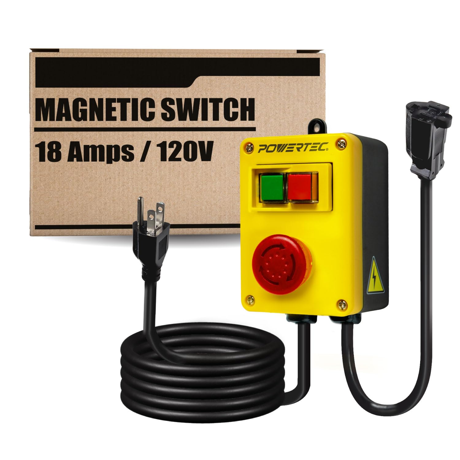 パワーテック Amazon.com: POWERTEC 120V, 18A Magnetic Switch w/ 5.5 Ft