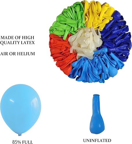 Miniatura 5 de Arco de globos de cumpleaños bajo el mar, arco de guirnalda de globos oceánicos, tiburón, pez, pulpo, globo, arco de globos con temática de vida