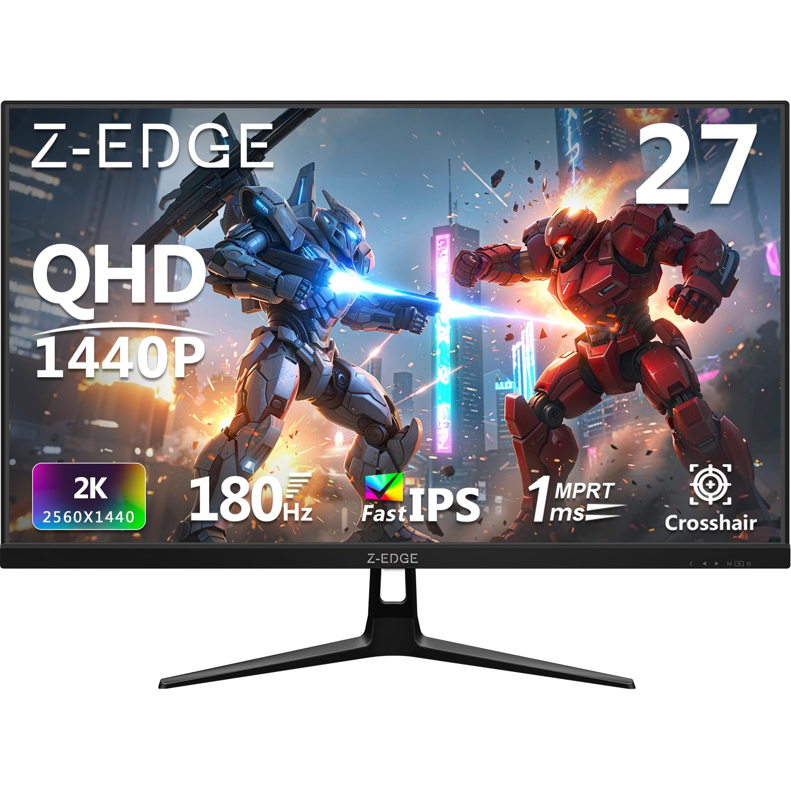 Amazon.com: Z-Edge 27-inch Gaming Monitor QHD 2560 x 1440 2K