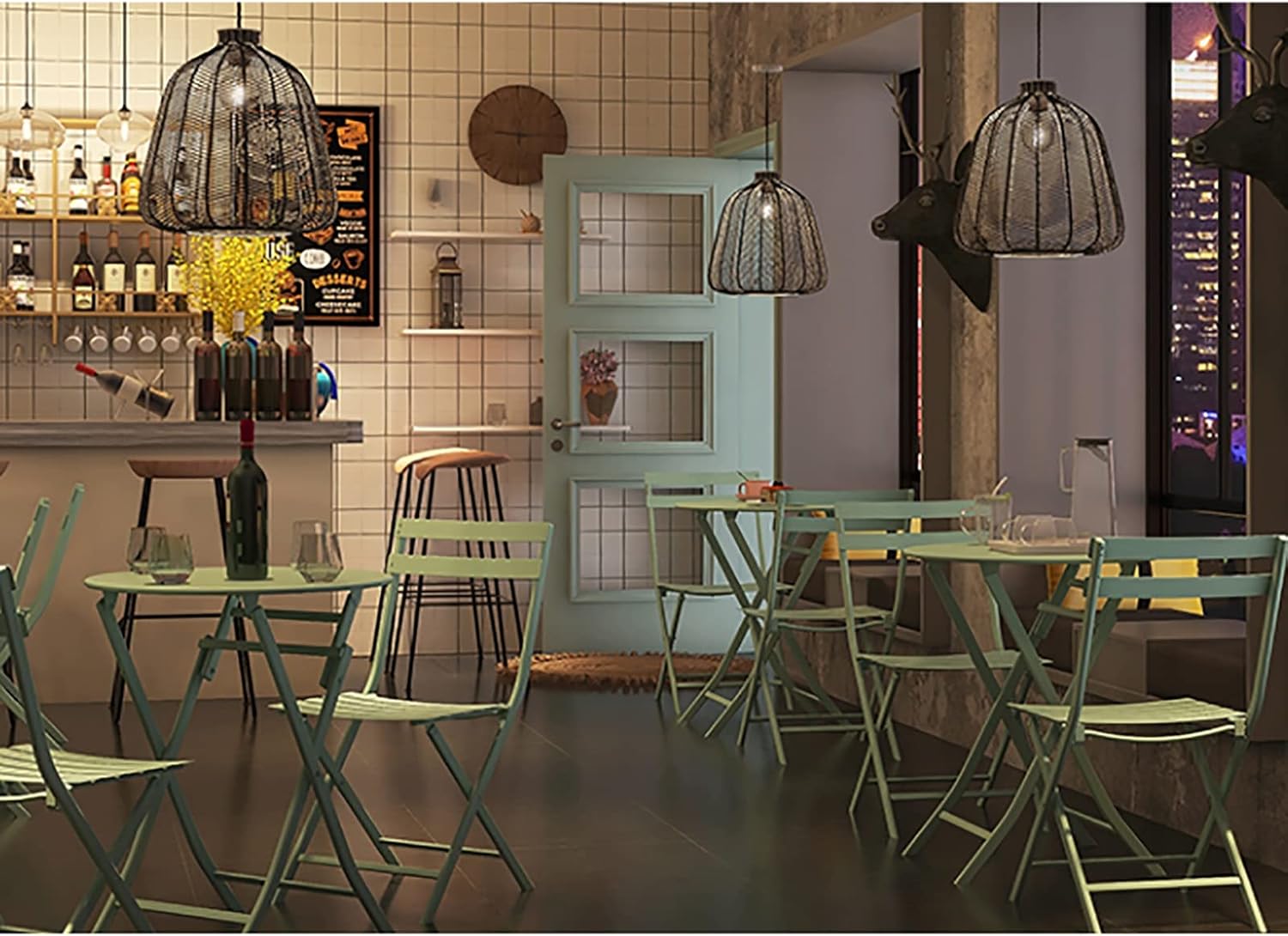 Folding Table, Nordic Small Dining Table/Small Round Table/Study Table/Negotiation Table/Coffee Table, Outdoor Portable Camping Table, 5 Colors (Color : E)