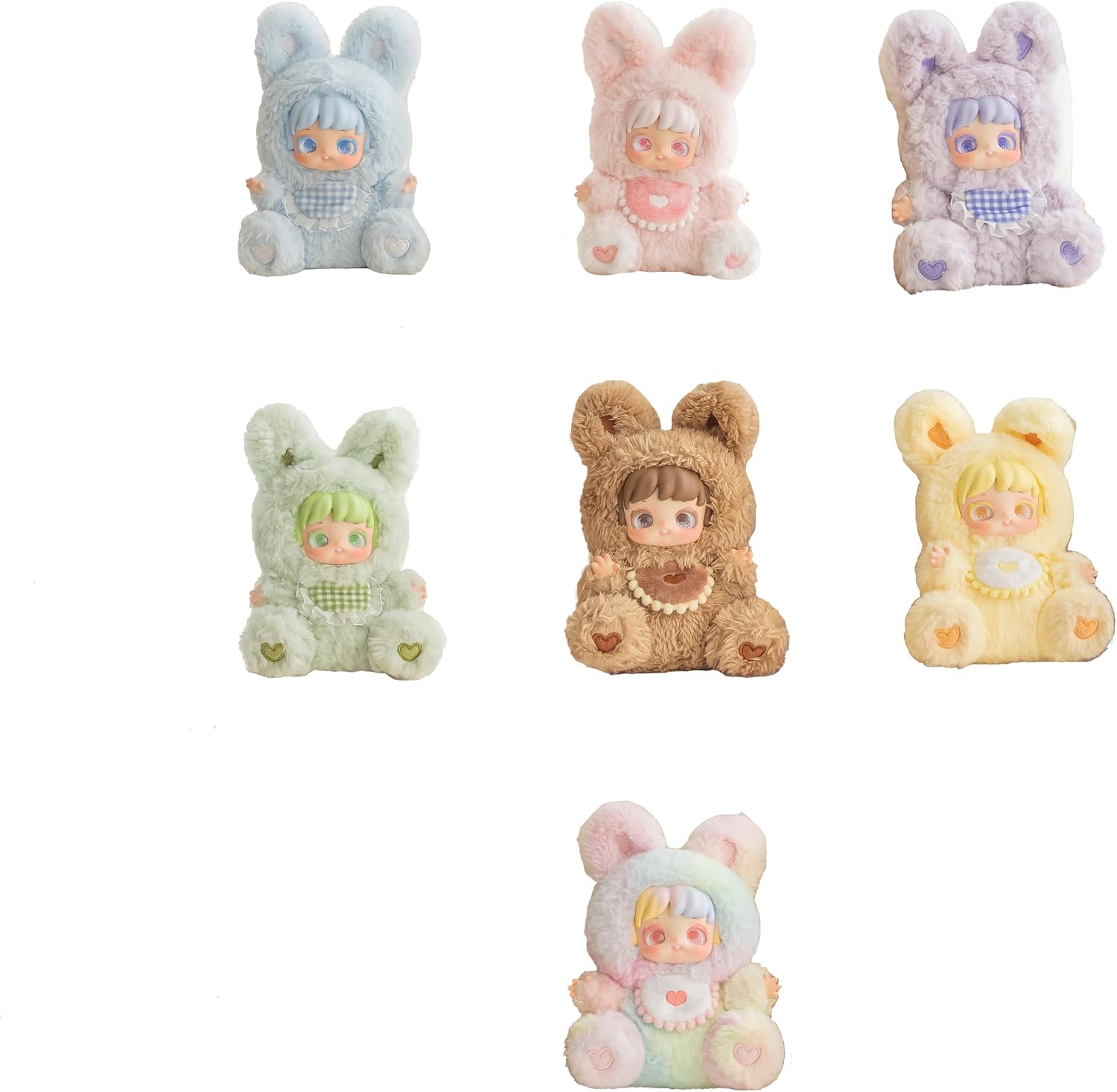 JOTOYS Miana Oyashumi Series ABS & PVC & PE & Polyester & Metal Trading Plush 6 Piece Box