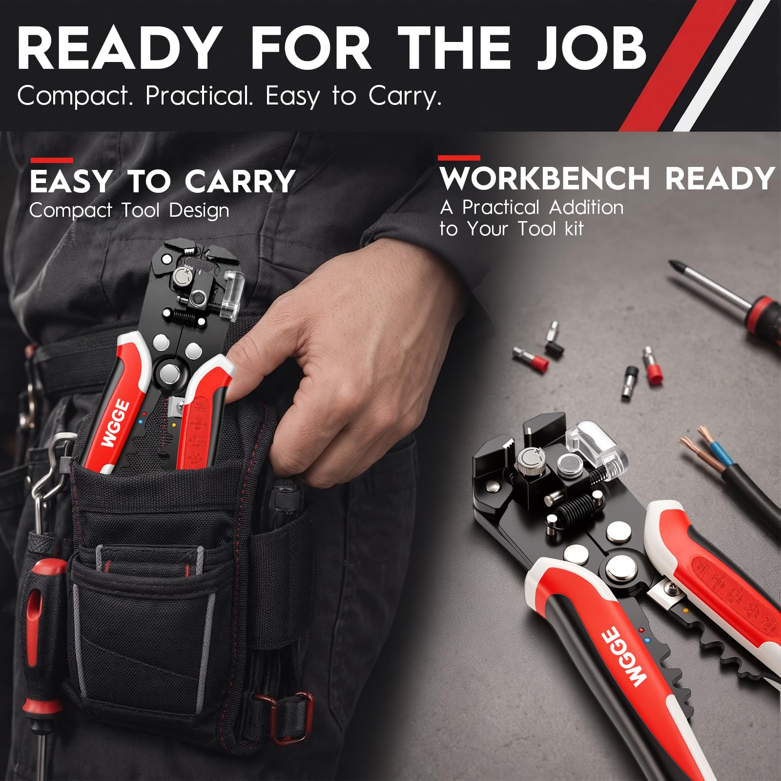 WG-014 3-in-1 Self-Adjusting Wire Stripper, Cutter and Crimper, 10-24 AWG — Amazon image 7